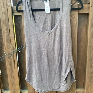 Isabel Marant Etoile linen asymmetrical top Sz m